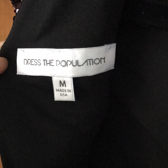 Dress the Population Sequence Party Dress - Picture 6 of 8